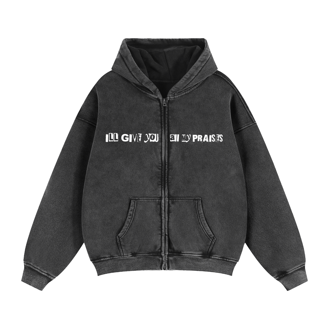 All my praises - Zip-Hoodie