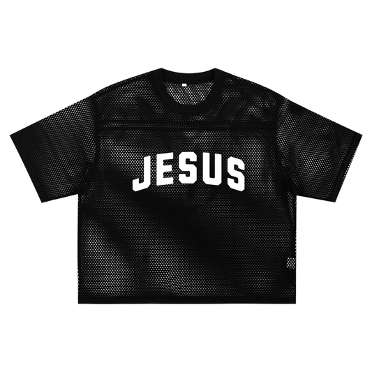 Jesus Jersey - Boxy Net T-shirt
