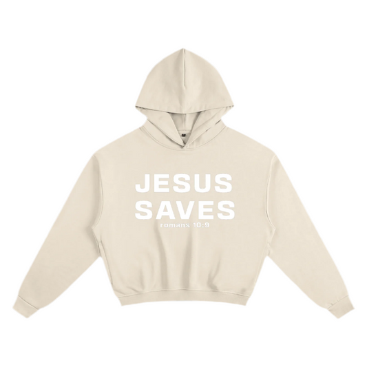 Jesus Saves - Boxy Hoodie